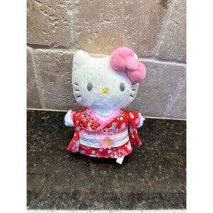 Sanrio Hello Kitty Sakura Kimono Plush 8” NEW
